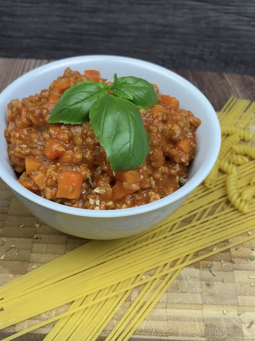 Bolognese Sauce mit Nudeln